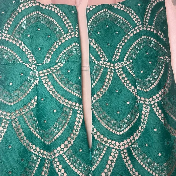 Minuet Teal Lace Dress - Picture 3 of 5